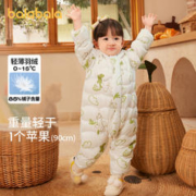 巴拉巴拉 婴儿连体衣羽绒服男童衣服2023女童秋冬抱衣爬服保暖