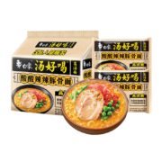 PLUS会员：白象 汤好喝酸辣豚骨泡面 112.5*5包