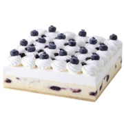 诺心雪域蓝莓芝士蛋糕动物奶油网红水果网红创意生日蛋糕同城配送