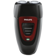 飞利浦（PHILIPS） 电动剃须刀男士刮胡刀 胡须刀进口浮动双刀头自动研磨【圣诞节礼物送男友送老公】 PQ182/16 红色-充电式