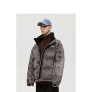 GXG 沉静棕系列 保暖立领短款羽绒服男