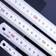 再降价：deli 得力 DL8系列 不锈钢直尺 15cm