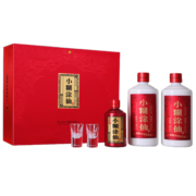 小糊涂仙双支礼盒共1070ml 浓香型白酒 52度485ml*2+100ml典藏小酒 礼盒装 52度 485mL 2瓶
