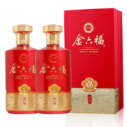 金六福 酒 粮食酒高度白酒礼盒团购福利婚宴用酒原品 50.8度 500mL 2瓶 金六福原品