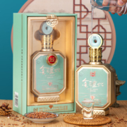 泸州老窖 金泸州天青绿 浓香型白酒 52度 500ml*2瓶
