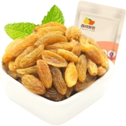 PLUS会员，需首购：西域美农 树上黄葡萄干  250g/袋