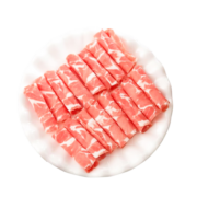大荒优选进口草原羔羊肉片肉卷500g 火锅涮肉葱爆羊肉 打边炉