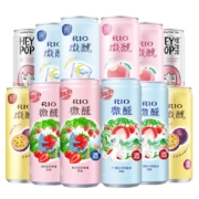 plus会员、概率论：锐澳（RIO）洋酒  预调酒 鸡尾酒  微醺 330ml*10+气泡水*2
