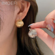 MOEFI 茉妃 轻奢耳饰女耳环感小众设计感ins冷淡风耳钉2024年新款潮夸张 冷淡风耳钉