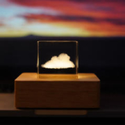 FANTASTIC CLOUD 奇妙云朵 领养一朵云 创意云朵发光摆件 充电版 生日礼物送女友 礼盒装 朵朵云+底座