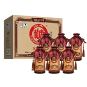 白水杜康 汉唐52度纯粮酒 500ml*6瓶整箱