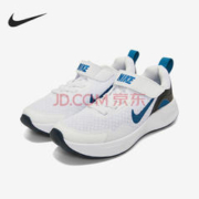 NIKE 耐克 WEARALLDAY儿童运动魔术贴夏季百搭跑步鞋CJ3817-106' 白色 32