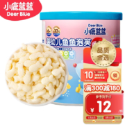 Deer Blue 小鹿蓝蓝 婴幼儿鱼鱼泡芙 鳕鱼味 婴儿零食宝宝零食入口易化 42g*2件