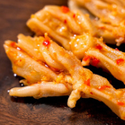 小胡鸭 锁鲜蒜香味无骨鸭爪 200g*2件
