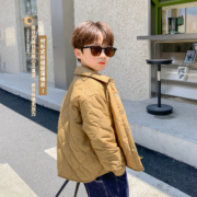10点：ZOSEE 左西 男童棉服冬季儿童夹棉衬衫轻暖工装风棉衣外套中大童保暖内搭上衣