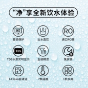 倍世（BWT） 家用直饮机台式净饮一体机 反渗透直饮水质纯水机厨房台面式即热式免安装GE膜 名仕系列 白色款