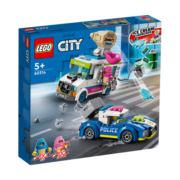乐高（LEGO）积木拼装 60314 追击冰淇淋车 5岁+男孩儿童玩具新年礼物