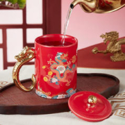共禾京品 JINGREPUBLIC） 龙腾盛世马克杯-红色