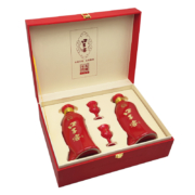 88vip：口子窖 六年型52度450ML*2瓶礼盒装