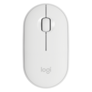 罗技（Logitech）LOGITECH PEBBLE鼠标 无线蓝牙鼠标 办公静音鼠标 女性鼠标对称鼠标 鹅卵石造型 米白色