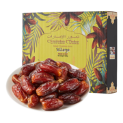 酋长 椰枣（萨兰芝）1kg/盒  阿联酋进口  蜜饯果干 自然晒干