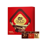 plus会员：雀巢金装巧克力 混合纯巧片礼盒 240g+2件凑单品