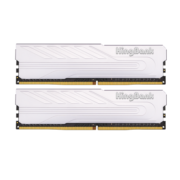 金百达（KINGBANK）16GB(8G×2)套装 DDR4 3600 台式机内存条银爵系列 C18