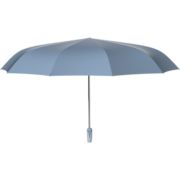 左都（ZUODU）全自动雨伞三折 米咖色10骨