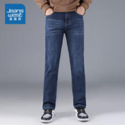 JEANSWEST 真维斯 男装潮流休闲舒适加绒保暖直筒牛仔长裤LY（加绒款）