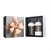 春节年货礼盒、PLUS会员：hegen PPSU奶瓶套装 2只装 150ml 0-3月+240ml 3-6月+储存盖 2个