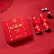 plus会员、需首购：剑南春 珍藏级 52度 500ml*2瓶 双支礼盒 浓香型白酒*2件