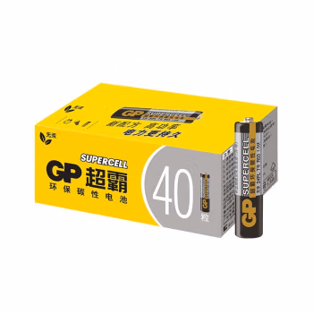 京东百亿补贴：GP 超霸（GP） 碳性干电池  黑超霸7号8粒