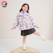 SNOOPY 史努比 加绒内胆外穿冲锋衣 两件套 H01紫色 120