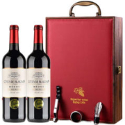 Chateau Blaignan 碧朗城堡 双鱼庄法国梅多克中级庄 双鱼庄碧朗丘城堡干红葡萄酒2017年 双支装750mL*2带礼盒