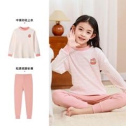 Deesha 笛莎 女童保暖睡衣套装儿童秋衣秋裤家居服