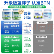 京东百亿补贴:BTNature蓝胖子奶粉成人高钙无蔗糖 1kg澳洲进口
