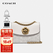 COACH 蔻驰 PARKER系列 女士拼色经典标志山茶花小号单肩包 34256