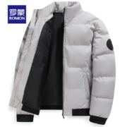 ROMON 罗蒙 棉服男冬季新款 浅灰 170 （100-120斤）