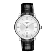 天梭（TISSOT）瑞士手表 卡森臻我系列腕表 机械女表送女友T122.207.16.036.00