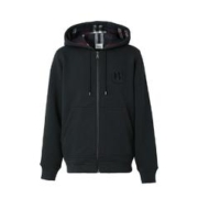 BURBERRY 博柏利 欧洲直邮BURBERRY博柏利男深蓝色棉质拉链连帽夹克