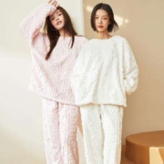 LUCKMEEY 幸棉 N男女同款珊瑚绒家居服