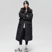 4日10点：雪中飞 长款可脱卸帽羽绒服 X201412354F