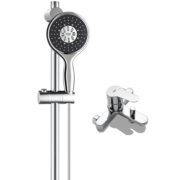 高仪（GROHE）进口淋浴花洒套装 130MM大手持花洒含滑杆 4种出水模式26107000