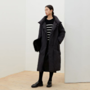 VERO MODA 白鸭绒90%长款羽绒服女 323323016S59
