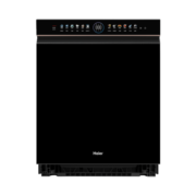 海尔（Haier）15套 洗碗机嵌入式W5000家用  智能变频 分区精洗 晶彩系列 S级消毒 双面洗+新一级水效【EYBW152266BKU1】