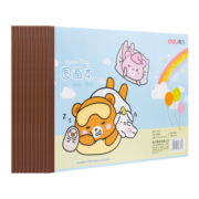 得力(deli)10本20张儿童空白图画本 幼儿园小学生绘画本 儿童涂鸦本252*179mm 开学必备儿童玩具蓝色7718