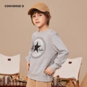 CONVERSE 匡威 儿童卫衣保暖加绒款 岩岭灰