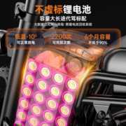 新大洲折叠电动自行车锂电池电动车新国标超长续航代驾车轻便型电瓶单车 标准版-八重减震-助力80KM-8A