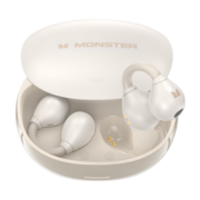 魔声（Monster）Open Ear AC500无线蓝牙耳机 不入耳迷你耳夹式开放耳机 运动跑步防水降噪 久戴不痛高清通话 黑色