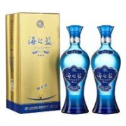 YANGHE 洋河 蓝色经典海之蓝46度520ml*2瓶正品特价浓香型白酒自饮送礼酒